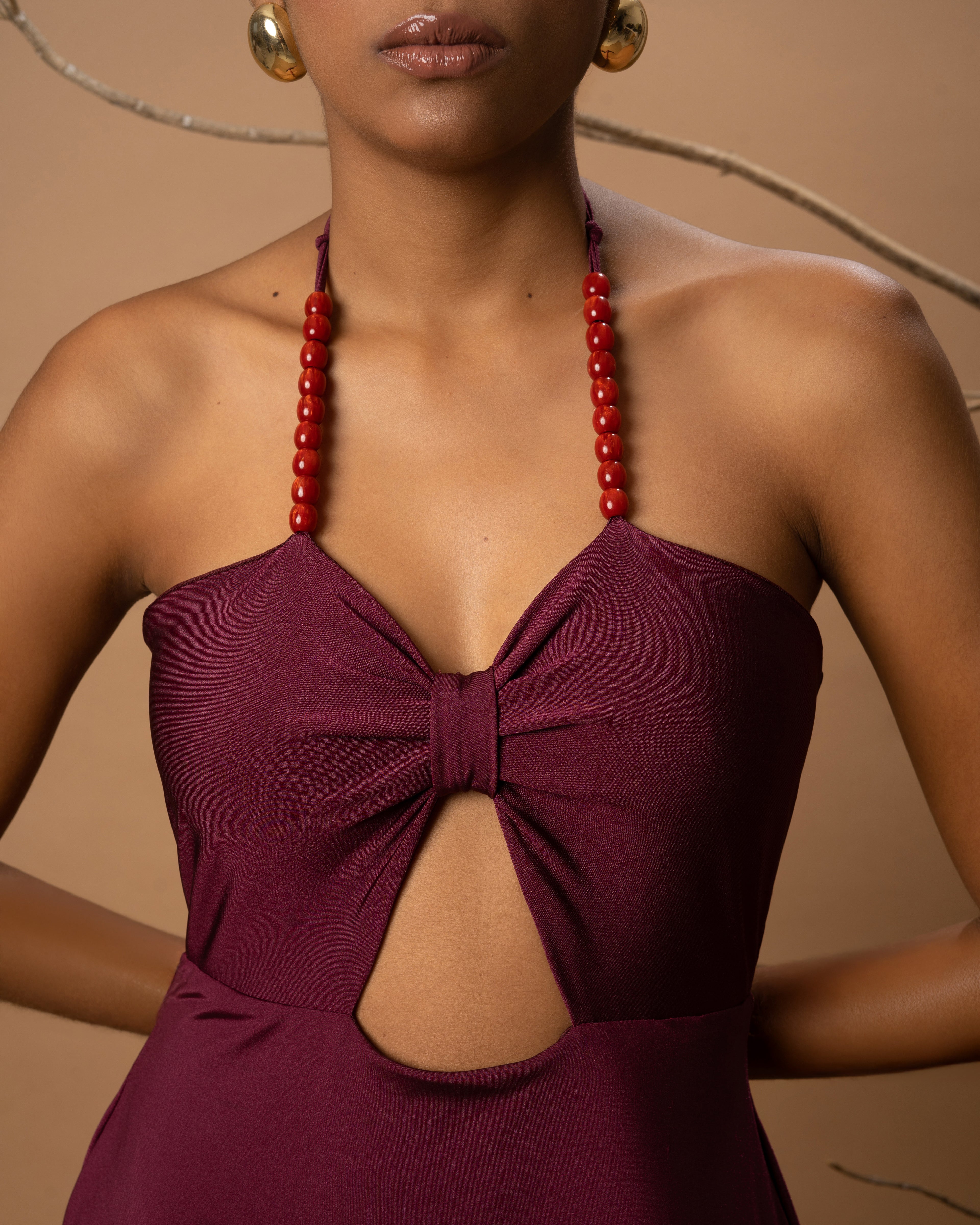 Vestido Granate